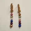 25A116-2 Color Pearl Hoops